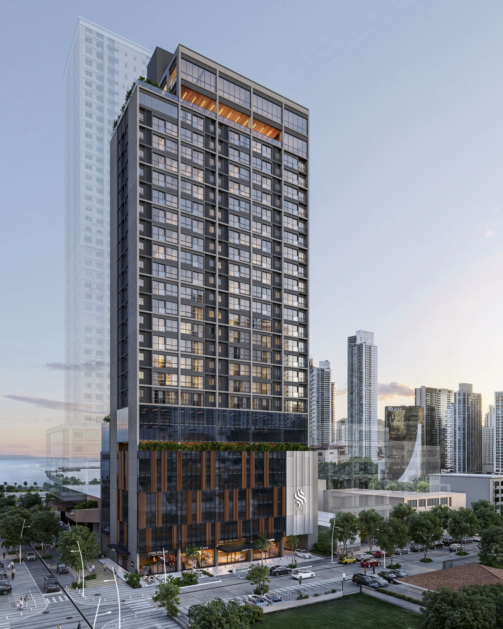 apartamento nuevo en avenida balboa, ciudad de panamá — proyecto seaside house — 1 recámaras