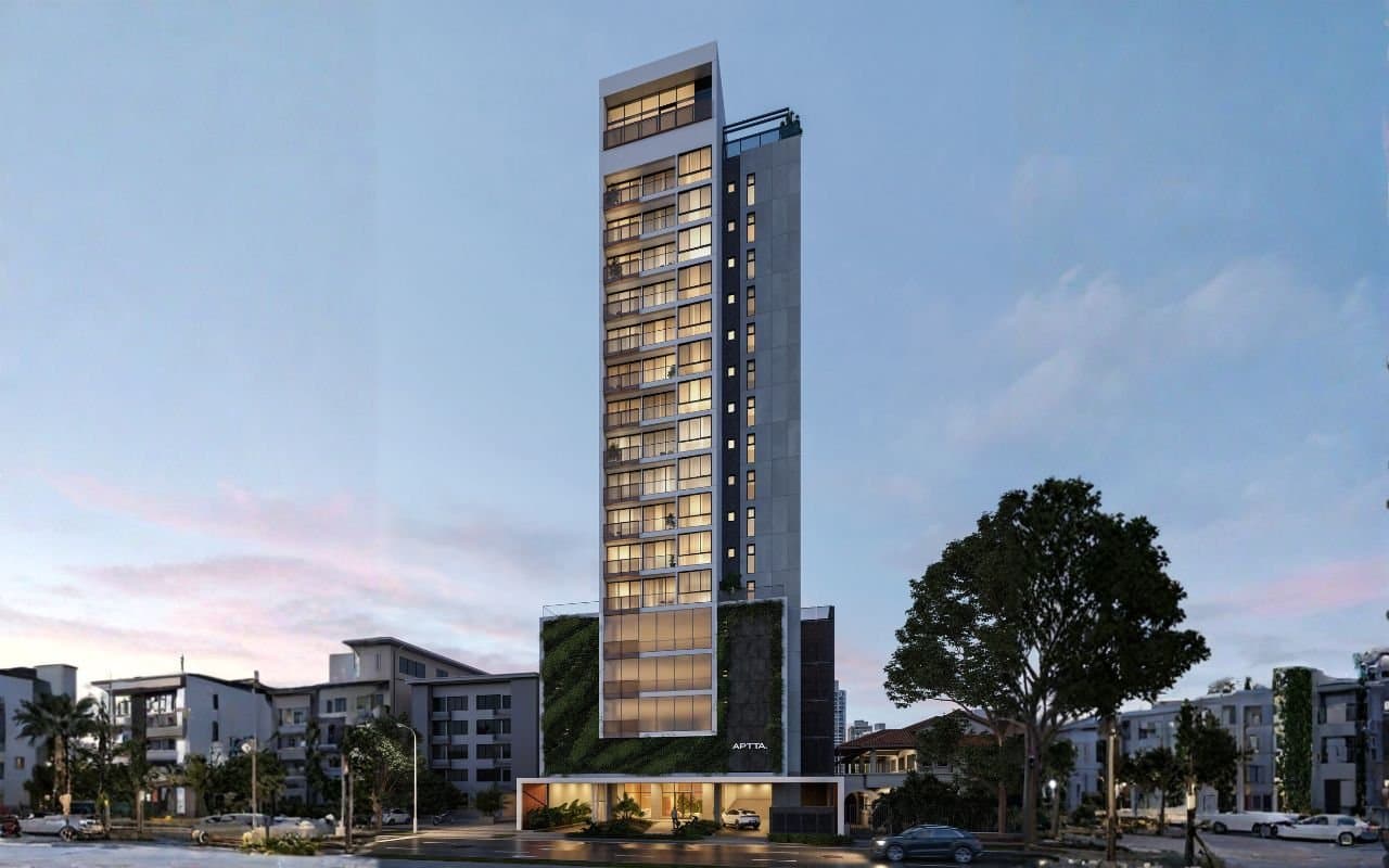 apartamento nuevo en bella vista, ciudad de panamá — proyecto aptta — 1 recámaras
